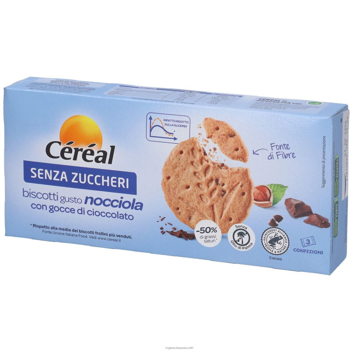 Cerca Prezzi di cereal biscotti nocciola senza zucchero 4x132 g e acquista online