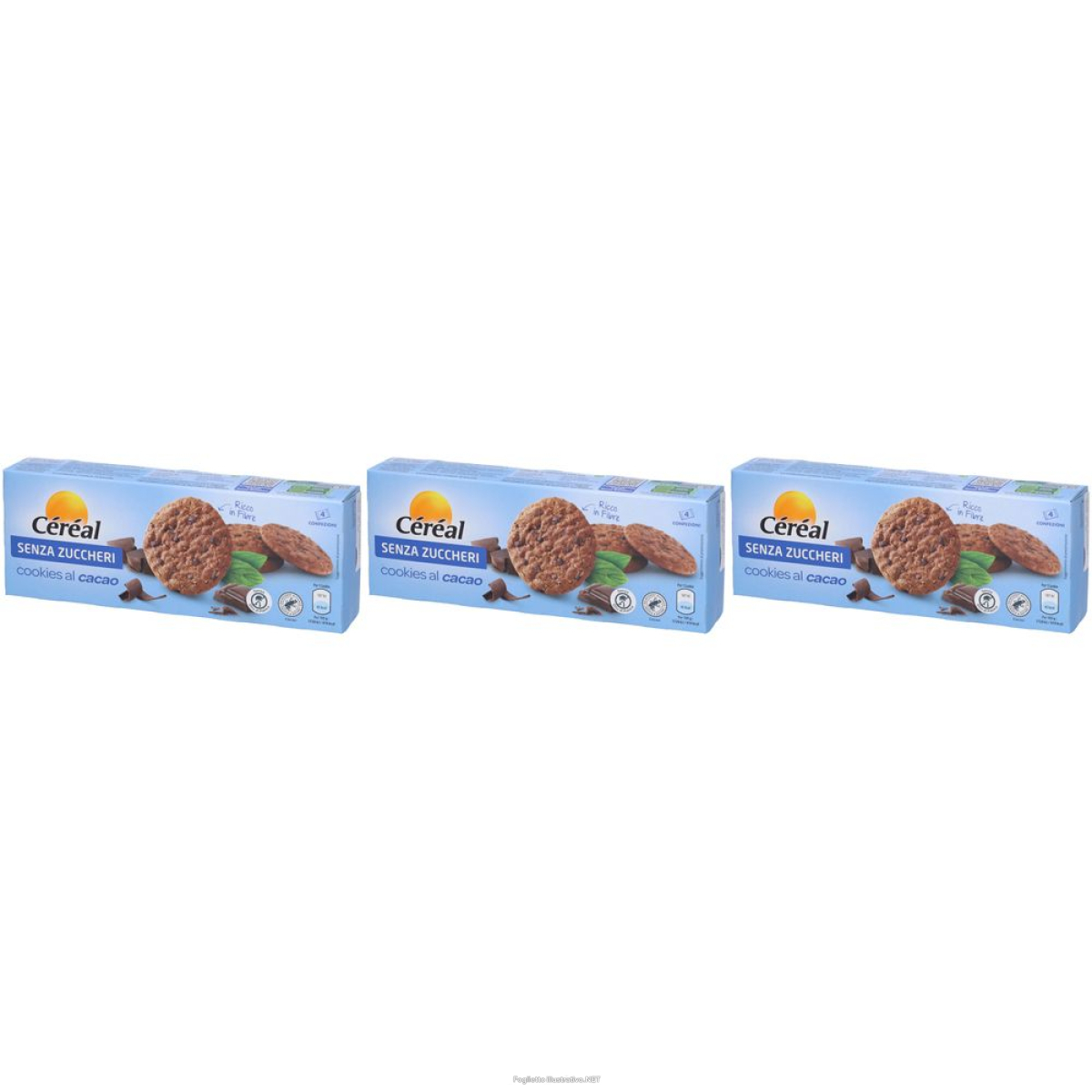 Cerca Prezzi di cereal cookies al cacao set da 3 3x130 g biscotti e acquista online
