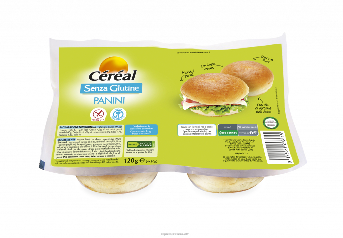 Cerca Prezzi di cereal panini senza glutine 4 pezzi da 30 g e acquista online