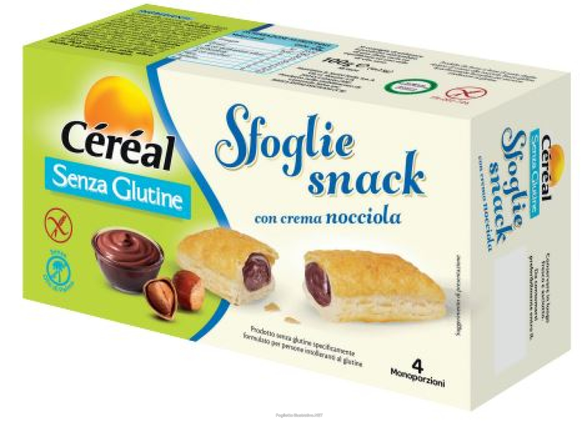 Cerca Prezzi di cereal senza glutine sfoglie snack crema nocciola 4 monoporzioni e acquista online