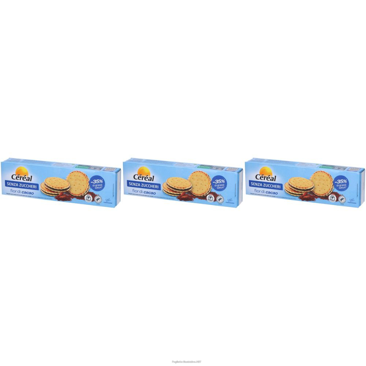 Cerca Prezzi di cereal senza zucchero fior cacao biscotti set da 3 3x196 g e acquista online
