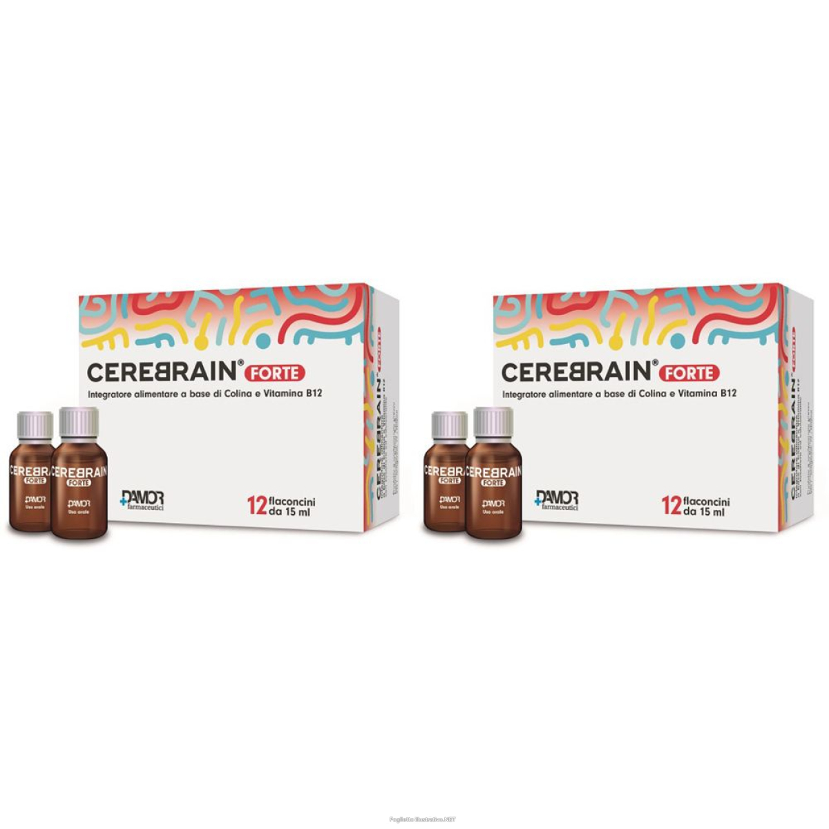 Cerca Prezzi di cerebrain forte integratore alimentare set da 2 2x12x15 ml flaconcini e acquista online