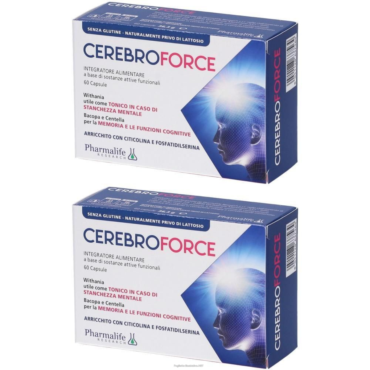 Cerca Prezzi di cerebroforce 60 capsule 2x27,9 g e acquista online