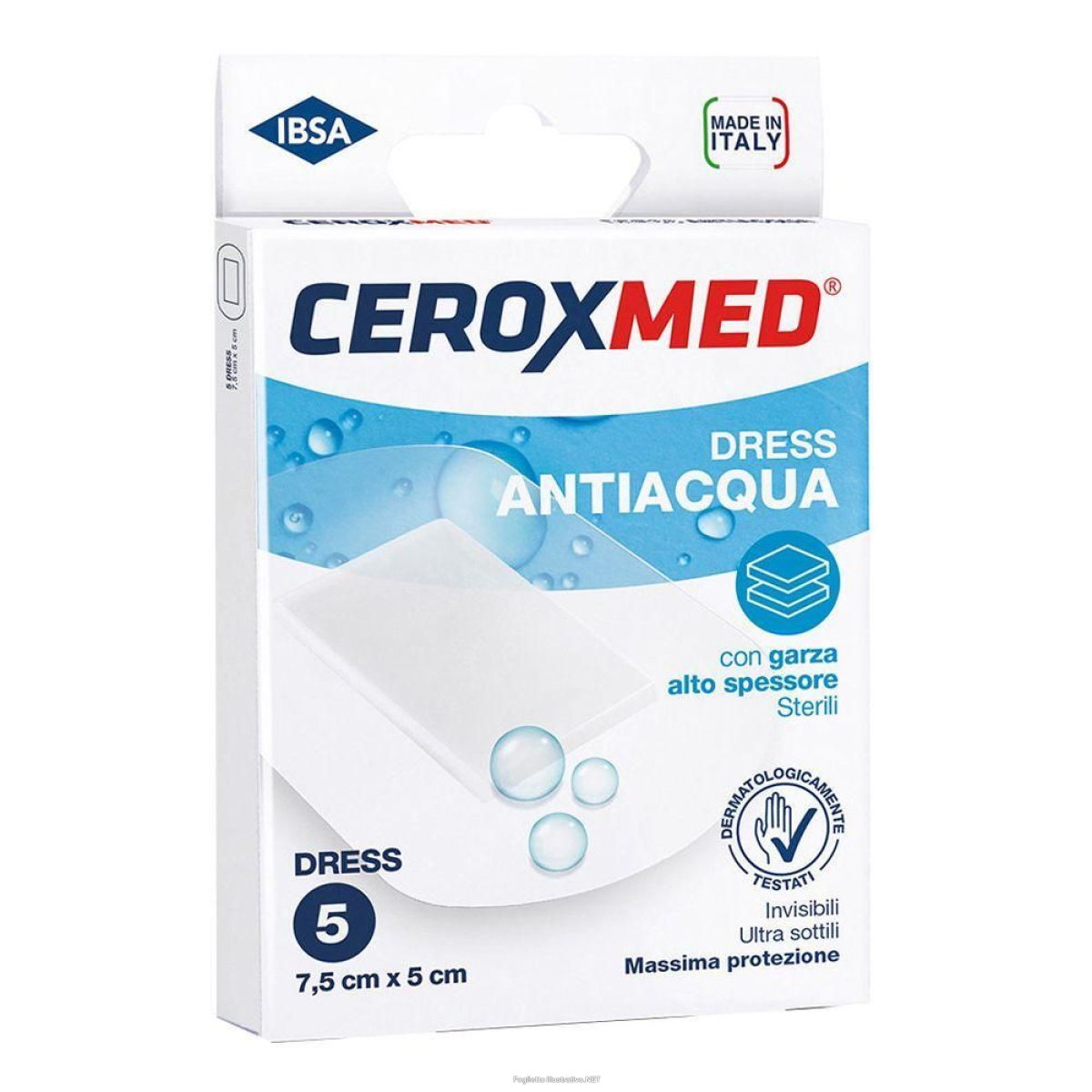 Cerca Prezzi di cerotti antiacqua ceroxmed 7,5x5 cm 5 pezzi 4x5 st e acquista online