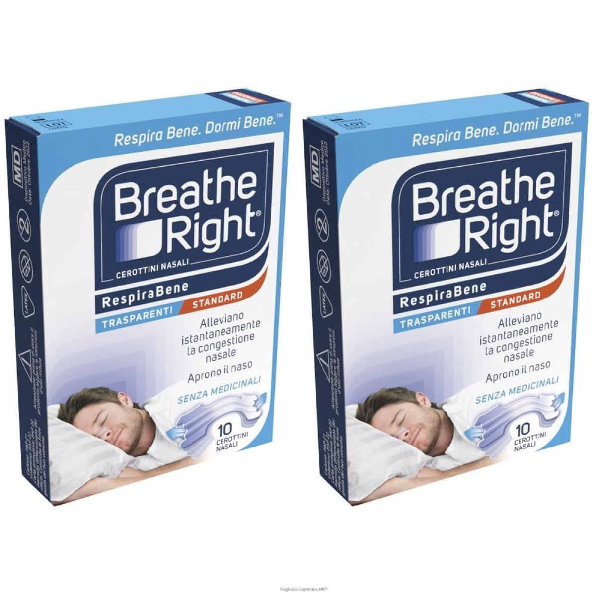 Cerca Prezzi di cerotti nasali breathe right trasparenti 10 pezzi 2x1 st e acquista online
