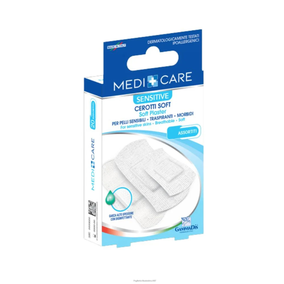 Cerca Prezzi di cerotti soft pelli sensibili medicare traspiranti 4 cerotti 10 cm x 10 cm - gammadis e acquista online