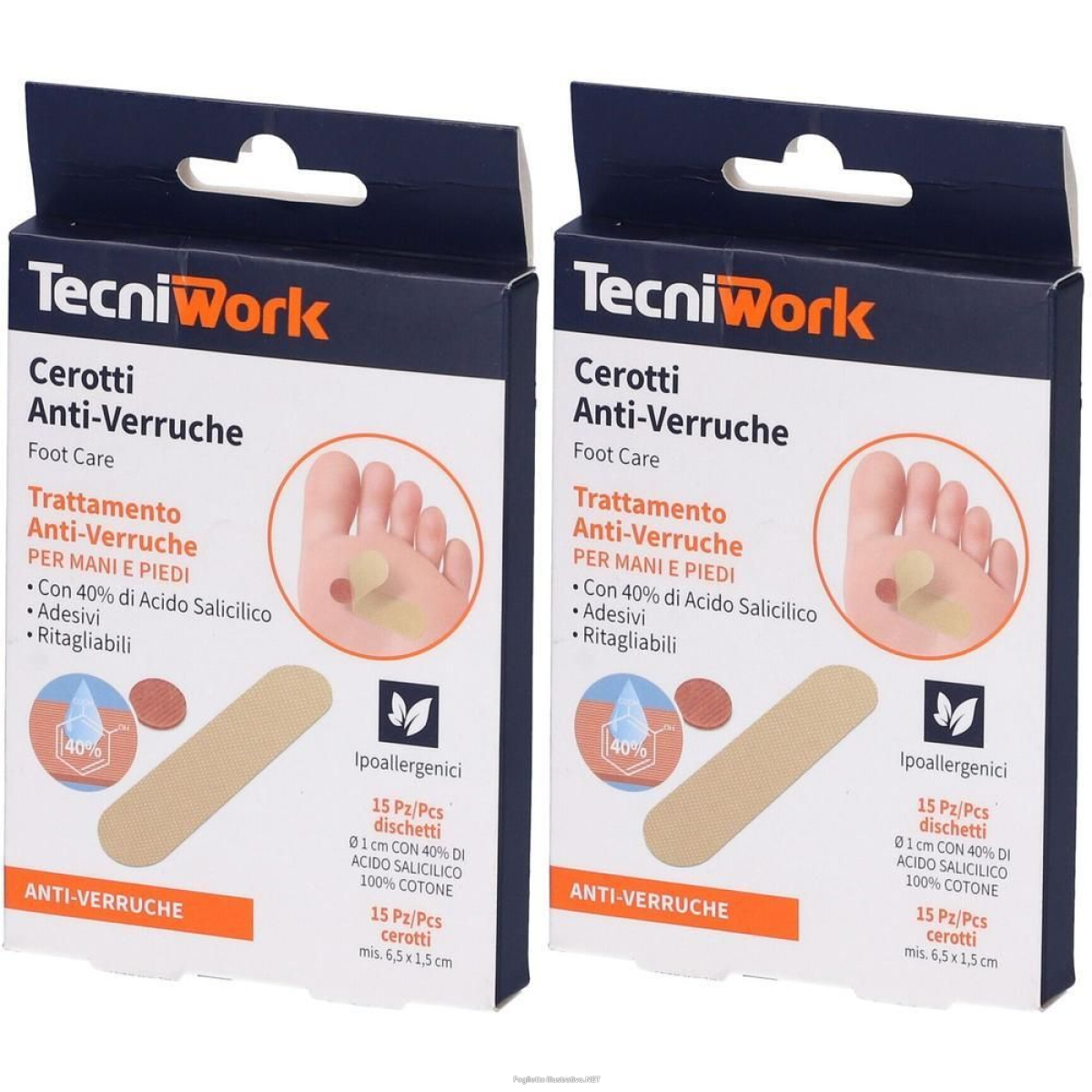Cerca Prezzi di Cerotto Anti Verruche Piedi 15 + Pezzi 2x30 St e acquista online