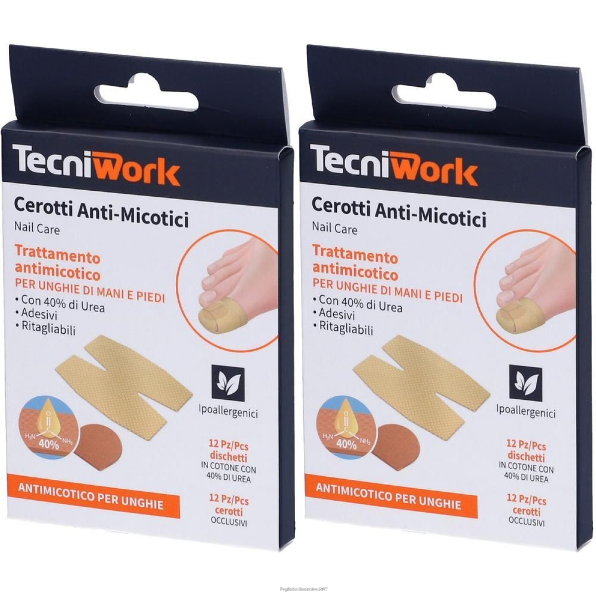 Cerca Prezzi di cerotto antimicosi urea 12 pezzi + fixing 2x24 st e acquista online