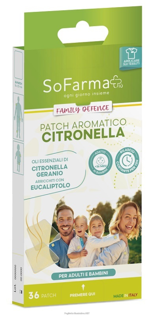 Cerca Prezzi di cerotto aromatico citronella family defence 36 pezzi sofarmapiu' e acquista online