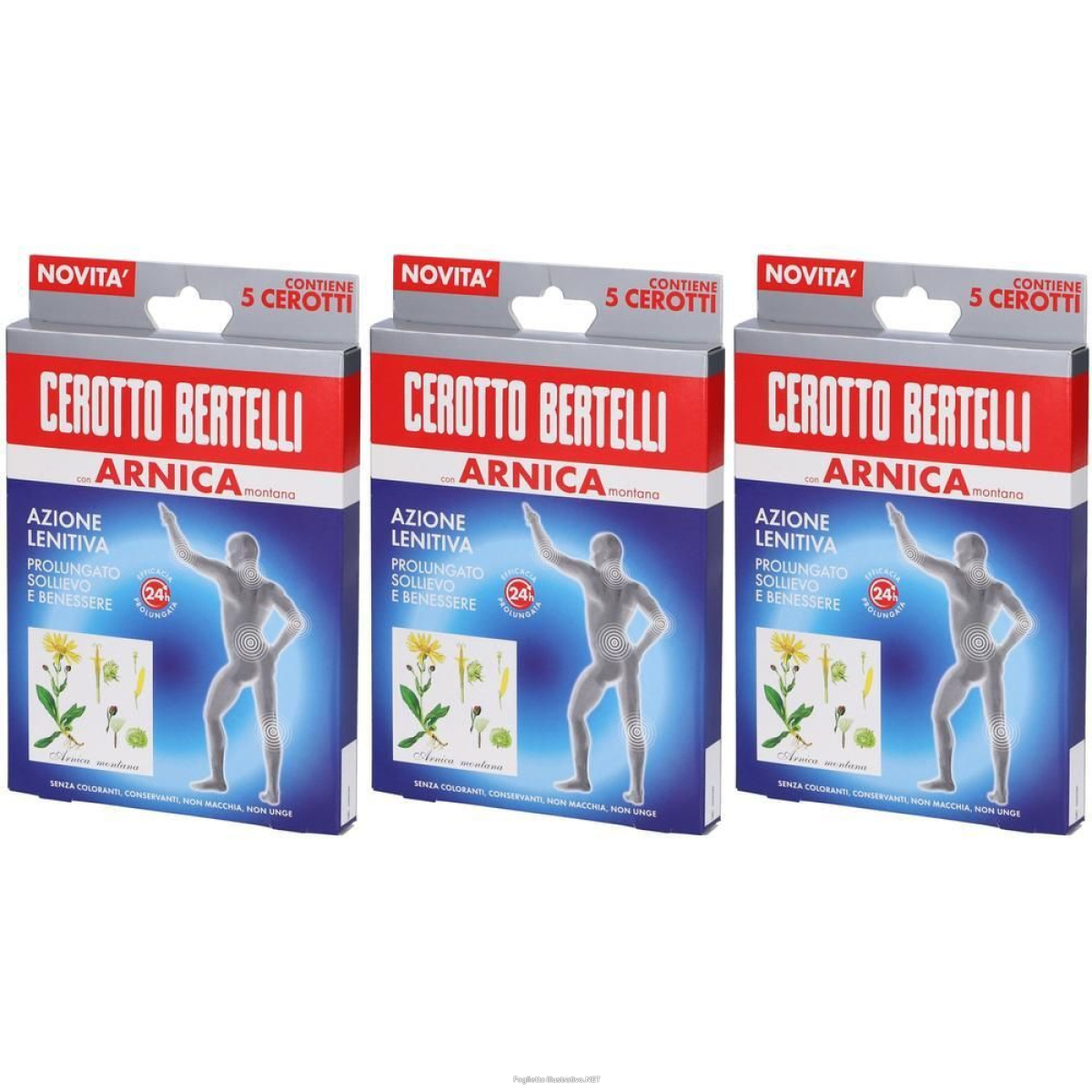 Cerca Prezzi di cerotto bertelli cerotti con arnica montana 3x1 st e acquista online