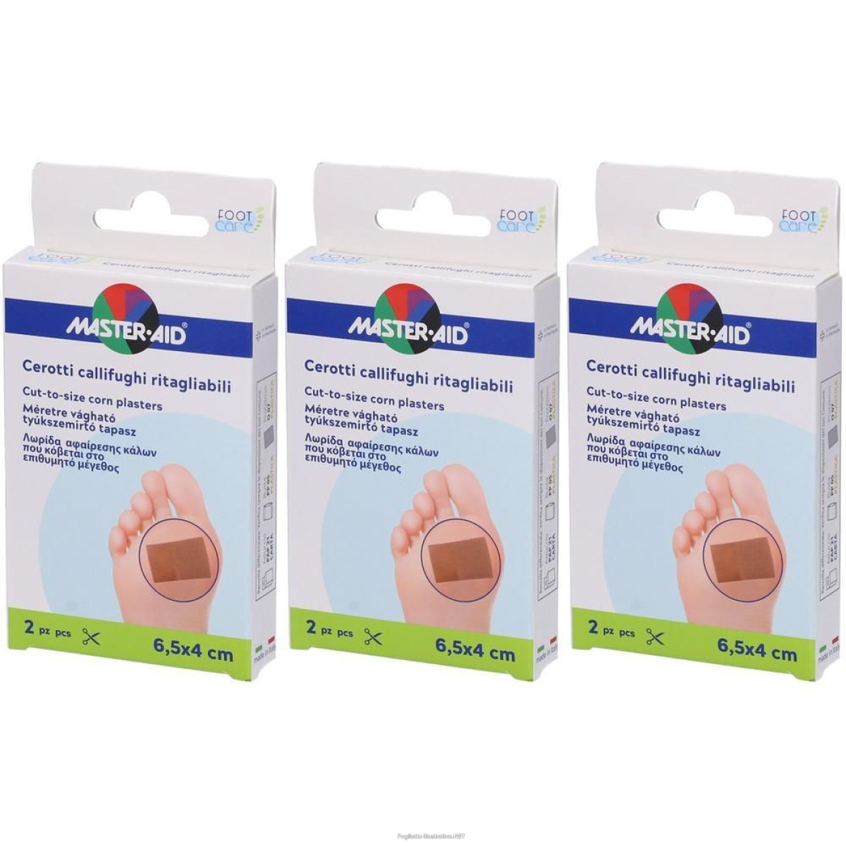 Cerca Prezzi di cerotto callifugo master-aid footcare ritagliabile 64x40 mm 2 pezzi b3 e acquista online