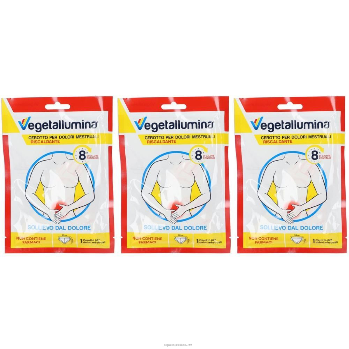 Cerca Prezzi di cerotto dolori mestruali vegetallumina 3x1 st e acquista online