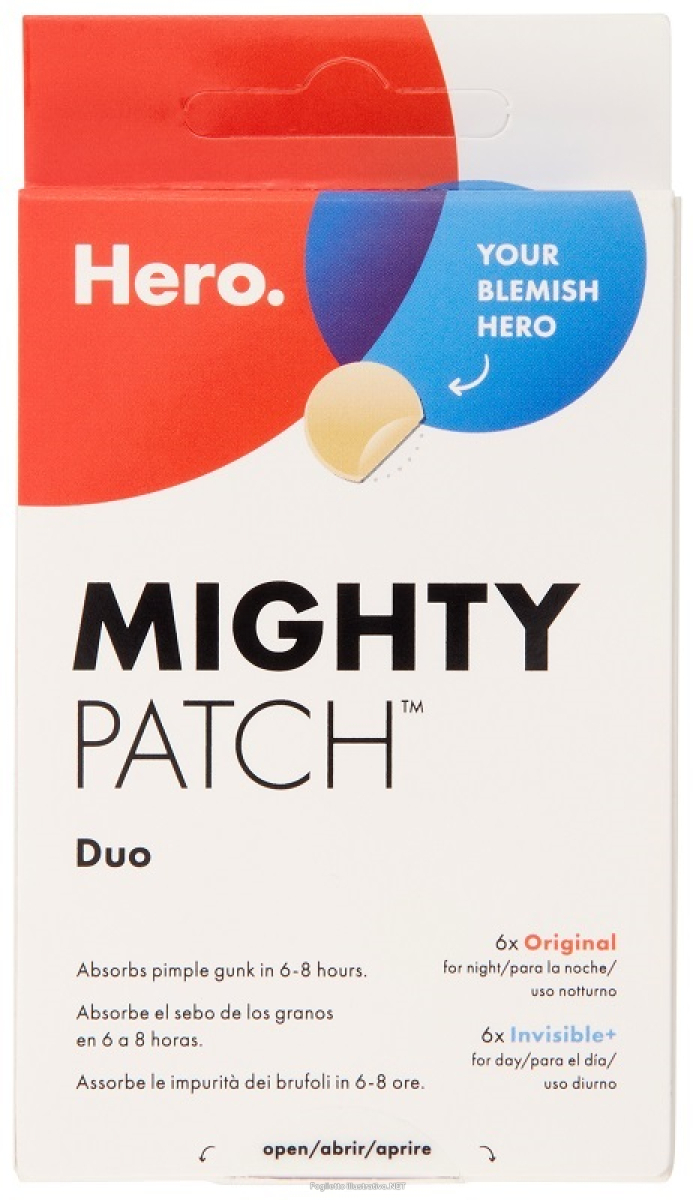 Cerca Prezzi di cerotto idrocolloidale antiacne hero mighty patch duo original 6 pezzi + invisible 6 pezzi e acquista online