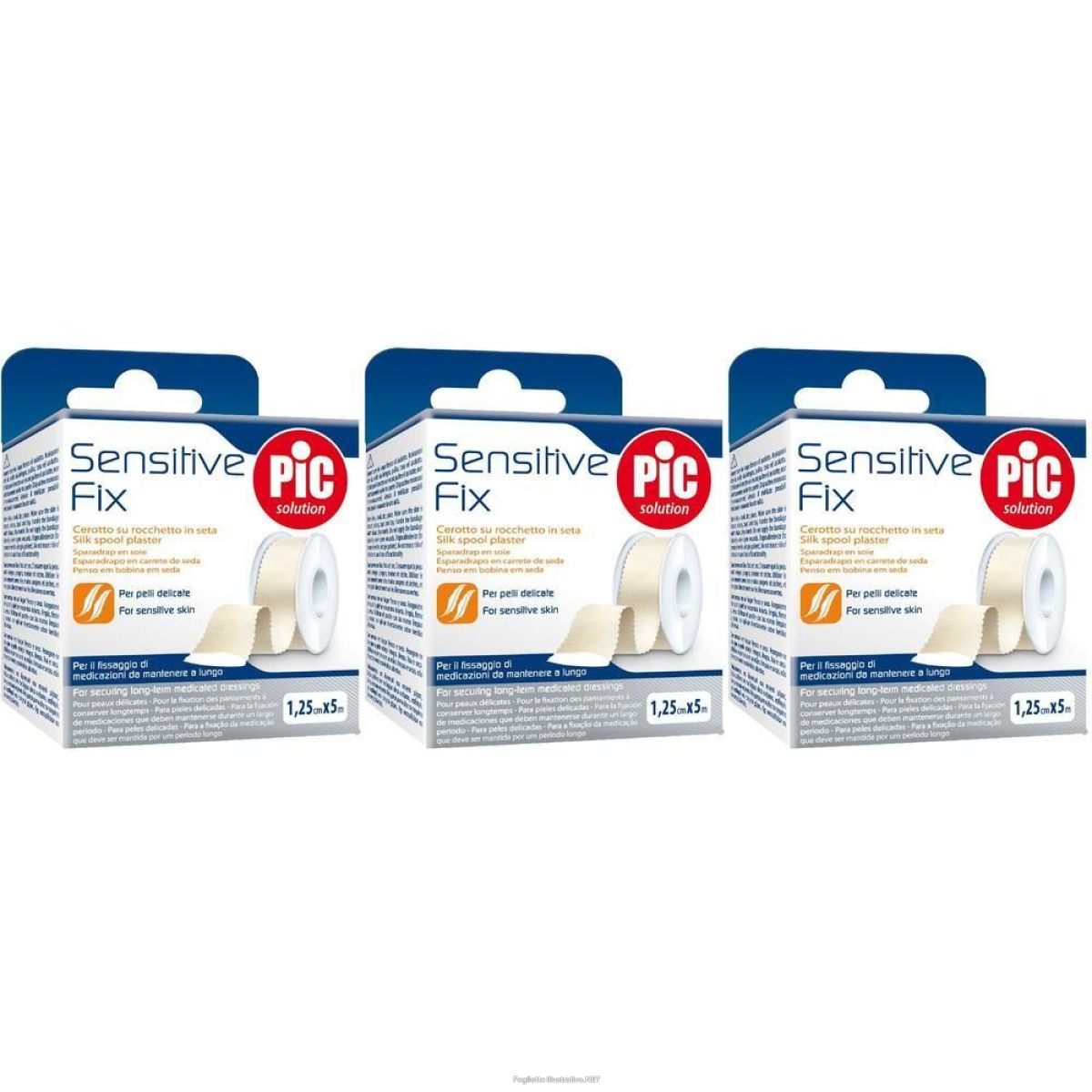 Cerca Prezzi di cerotto in rocchetto pic sensitive fix seta 1,25x500 cm 1 pezzo 3x1 pz e acquista online