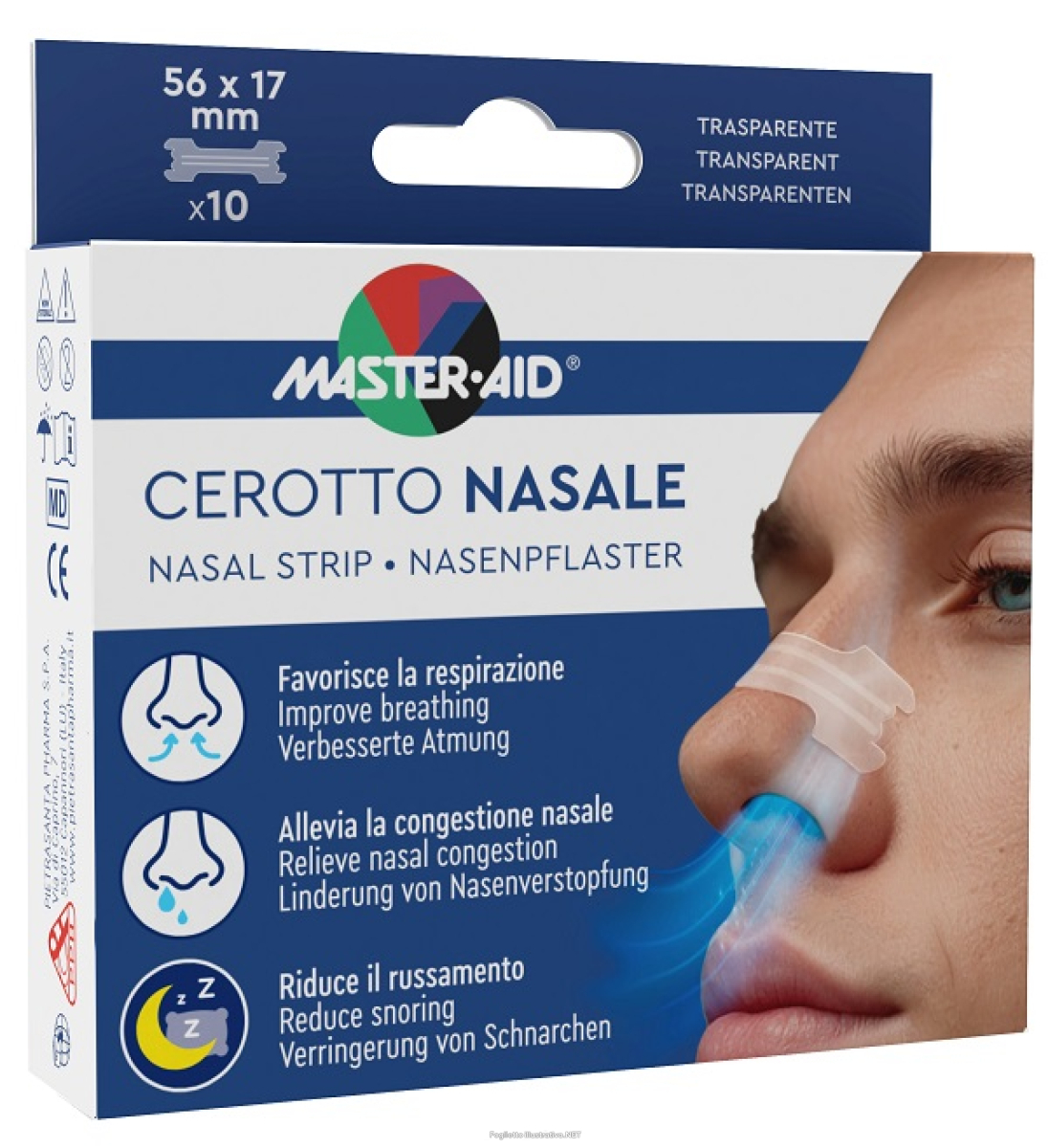 Cerca Prezzi di cerotto nasale master-aid 56x17mm 10 pezzi e acquista online