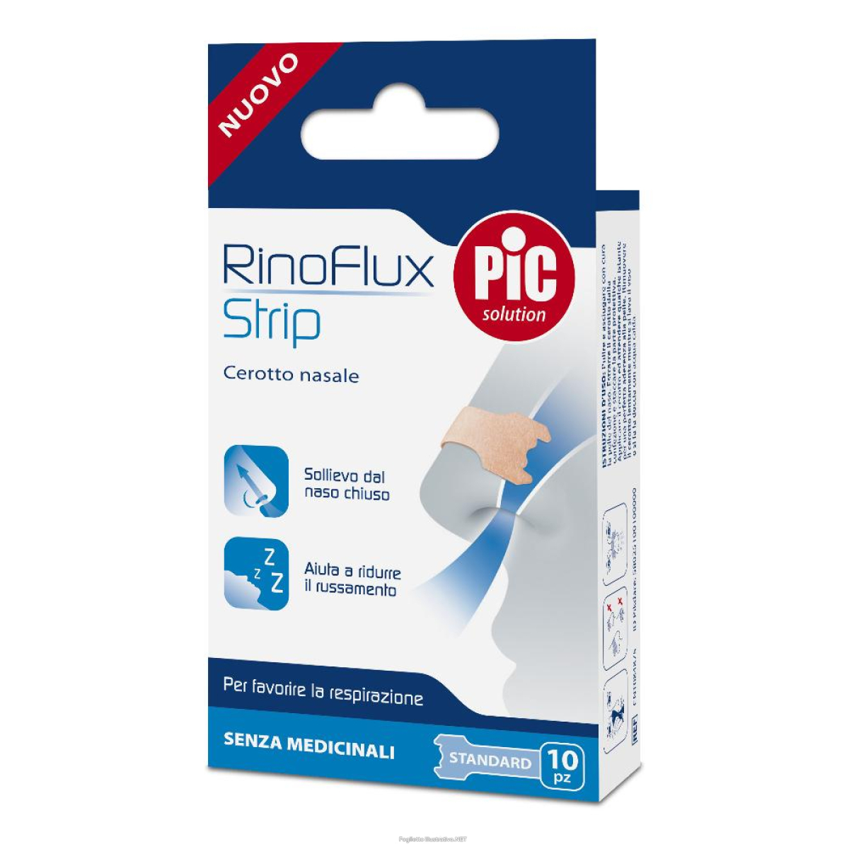 Cerca Prezzi di cerotto nasale rinoflux standard 10 pezzi e acquista online