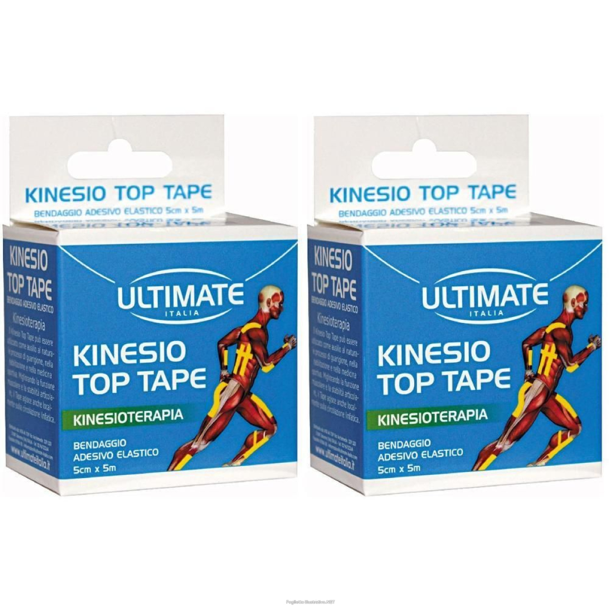 Cerca Prezzi di cerotto neuromuscolare kinesio top tape 5 cm x m 2x1 pz fasciatura e acquista online