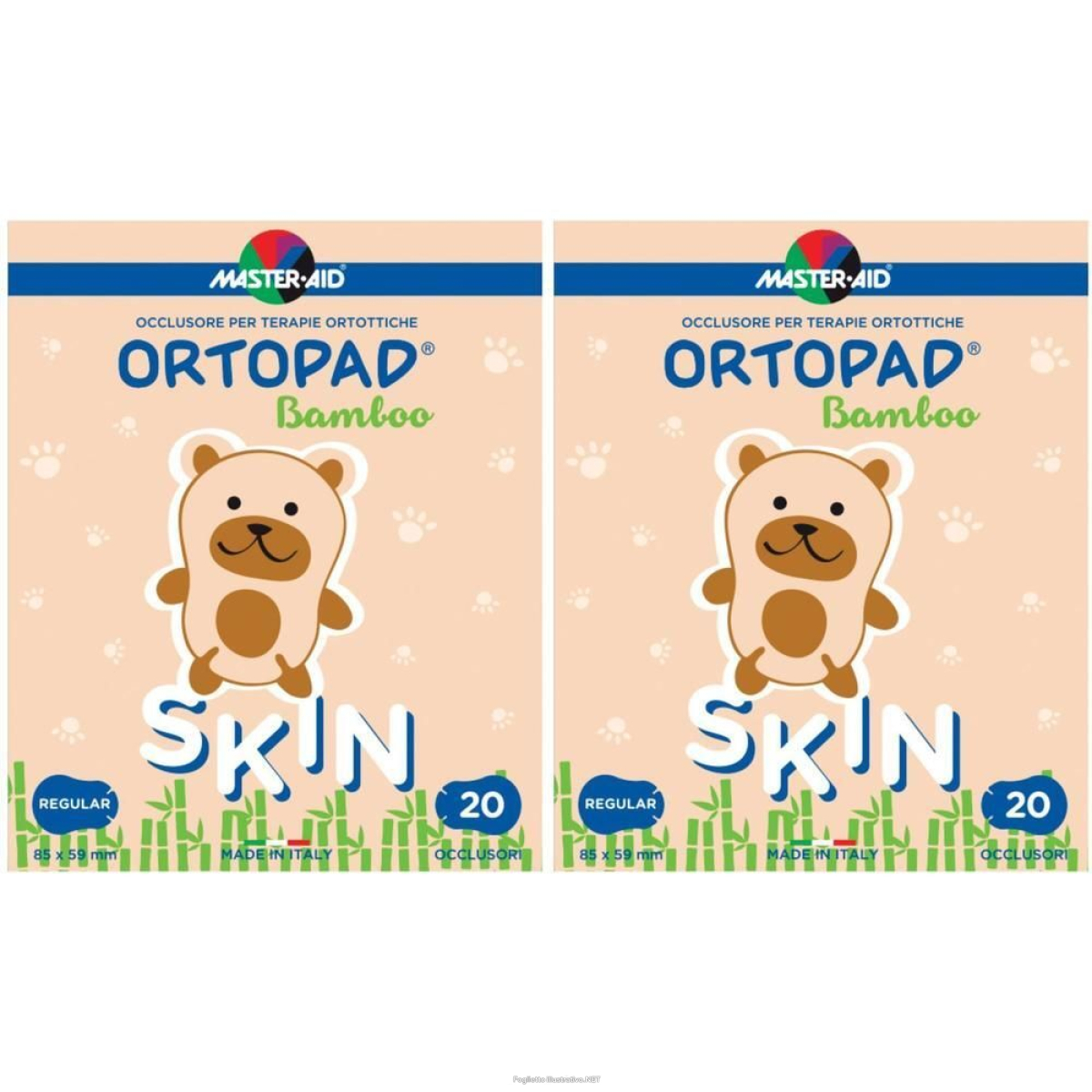 Cerca Prezzi di cerotto oculare per ortottica ortopad skin regular 20 pezzi 2x20 pz ce e acquista online