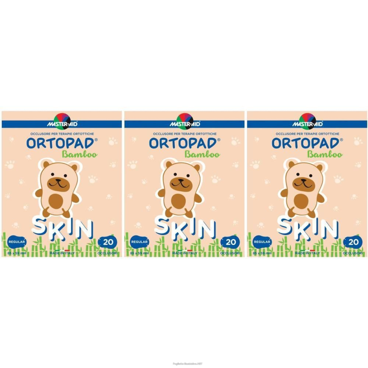 Cerca Prezzi di cerotto oculare per ortottica ortopad skin regular 20 pezzi 3x20 pz ce e acquista online