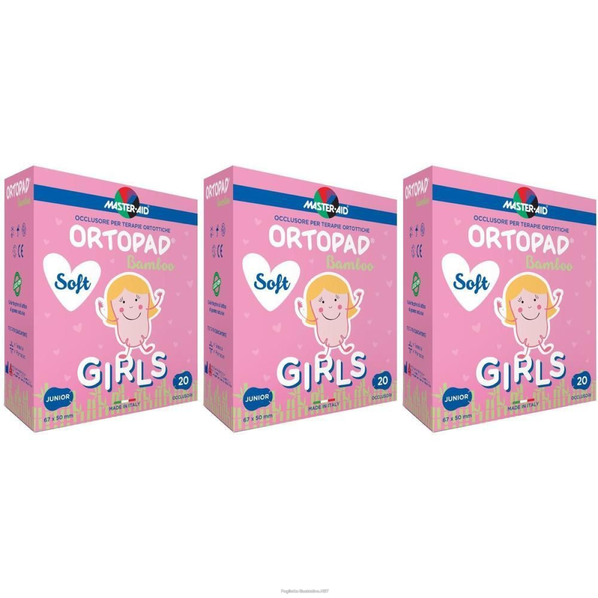 Cerca Prezzi di cerotto oculare per ortottica ortopad soft girls junior 20 pezzi 3x20 e acquista online