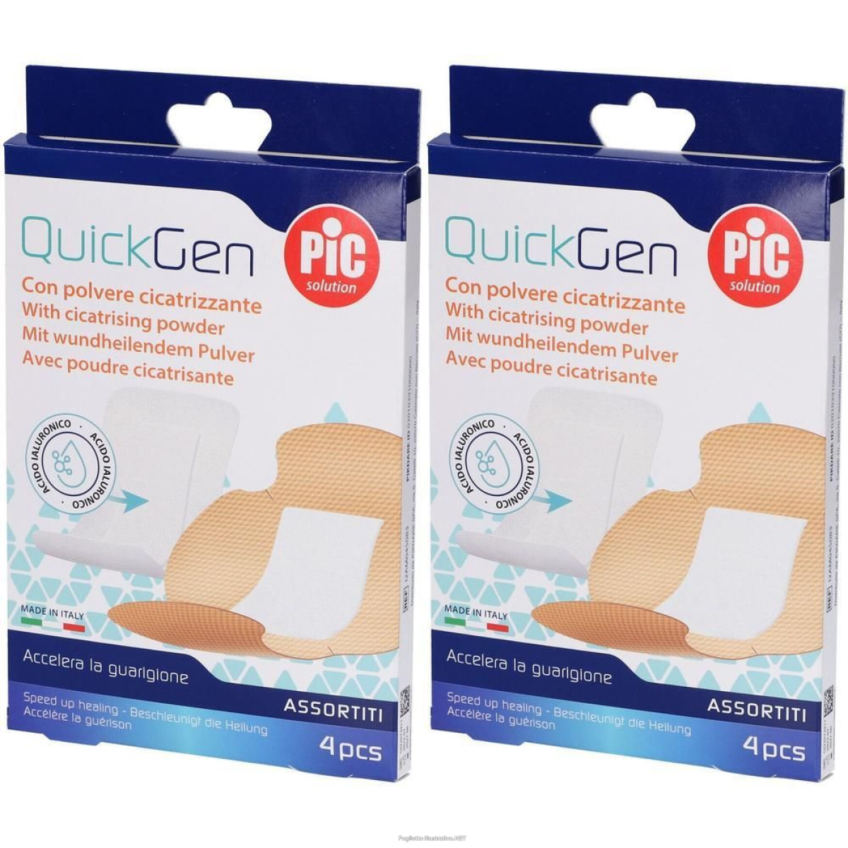 Cerca Prezzi di cerotto pic quickgen con polvere cicatrizante 2x4 st e acquista online