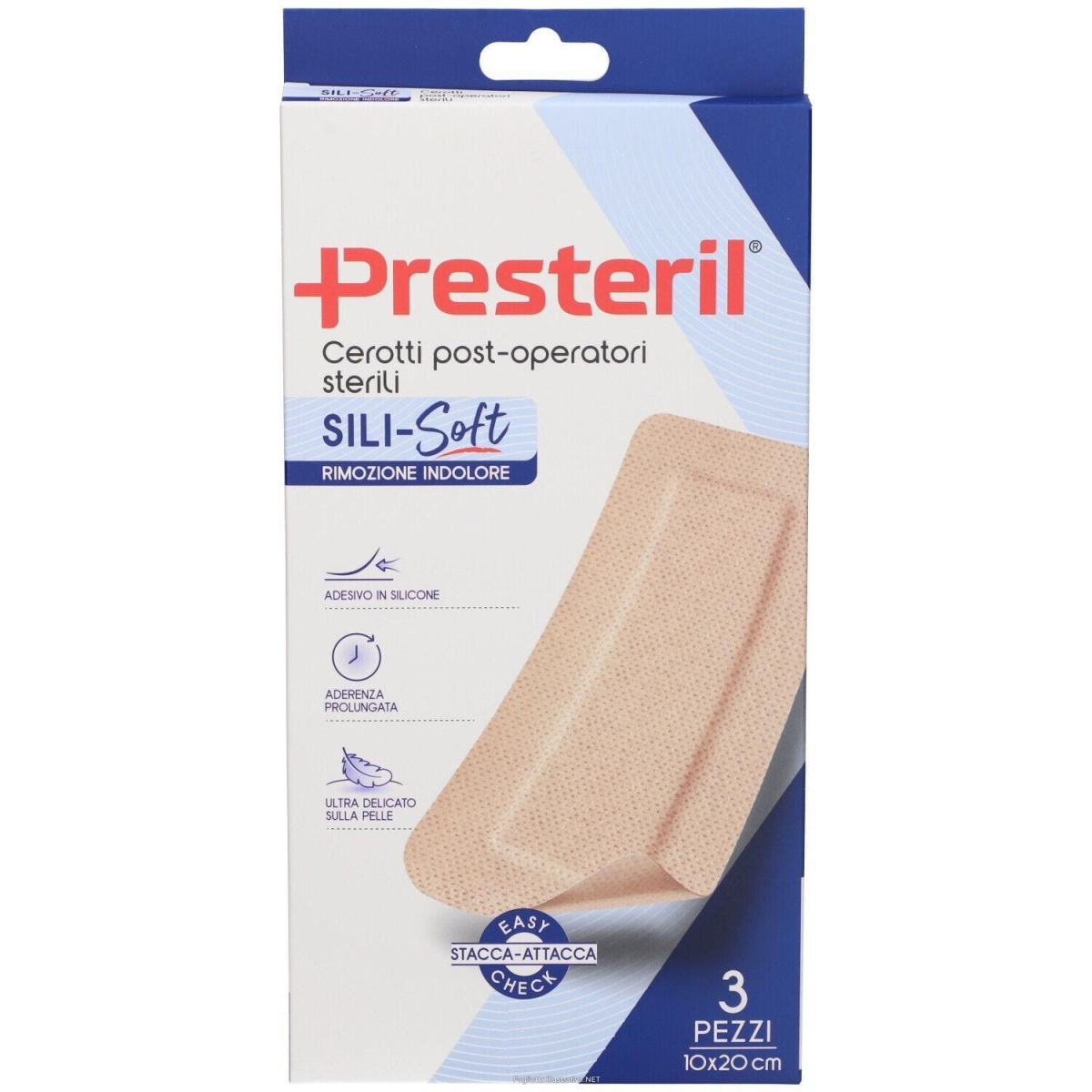 Cerca Prezzi di cerotto presteril sili-soft skin post operatorio 10x20 cm 3 pezzi 4x3 e acquista online