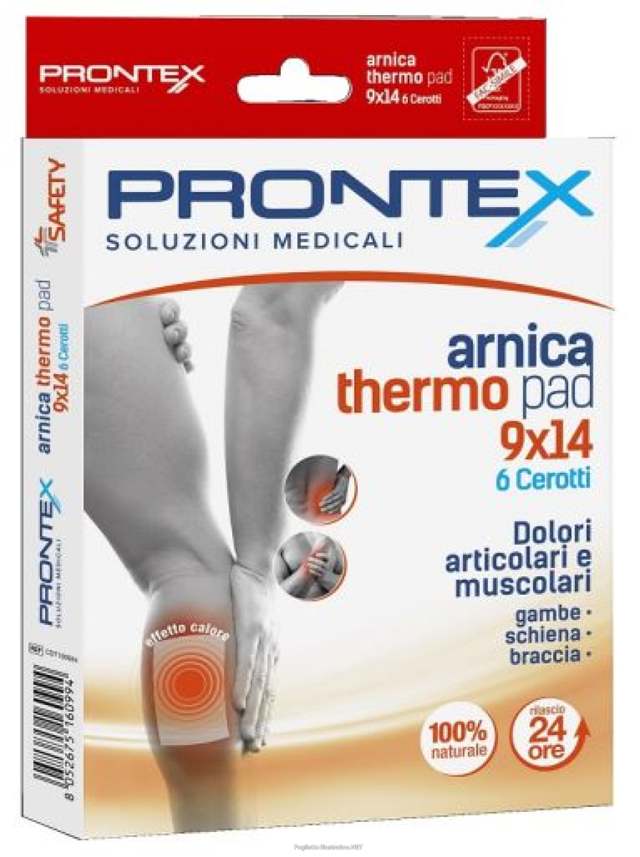 Cerca Prezzi di cerotto prontex arnica thero pad 9 x 14 6 pezzi e acquista online