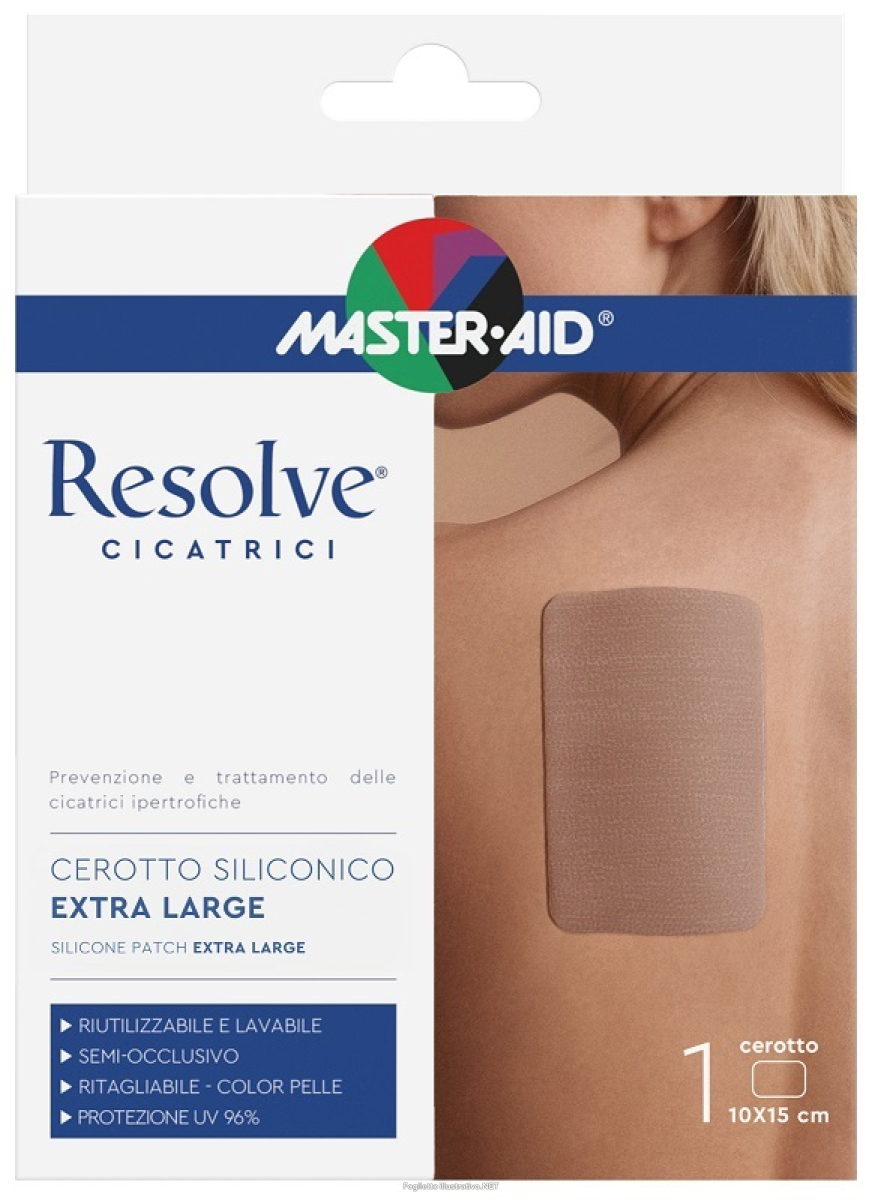 Cerca Prezzi di cerotto siliconico master-aid resolve cicatrici extra large10x15 cm 1 pezzo e acquista online