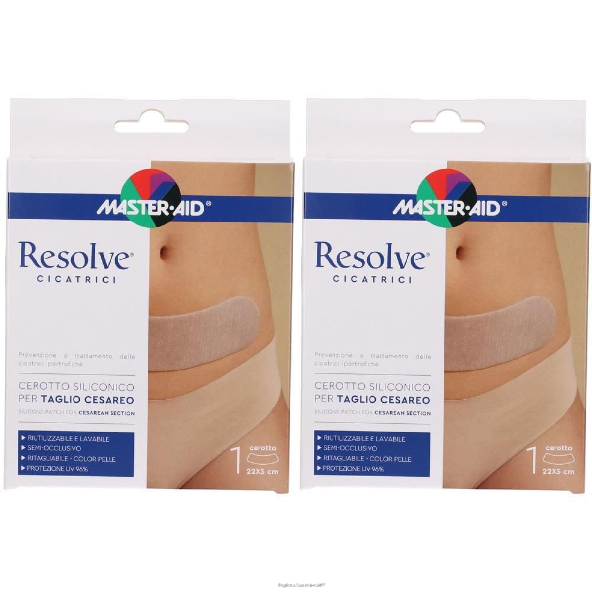 Cerca Prezzi di cerotto siliconico taglio cesareo master-aid resolve 22x5cm 2x1 pz pom e acquista online