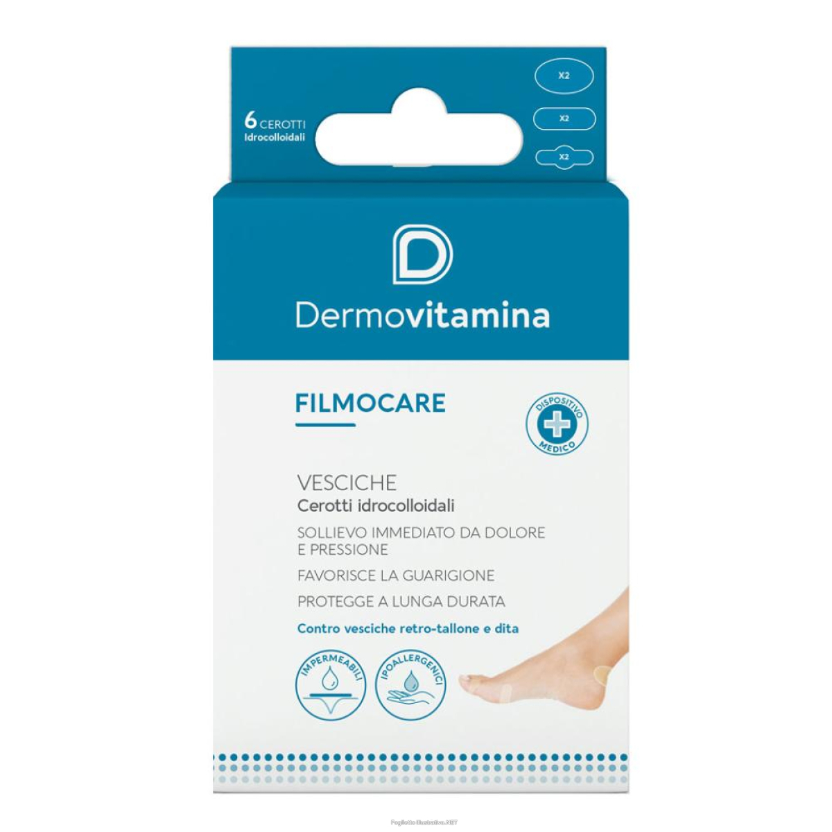 Cerca Prezzi di cerotto vesciche dermovitamina filmocare 6 pezzi e acquista online