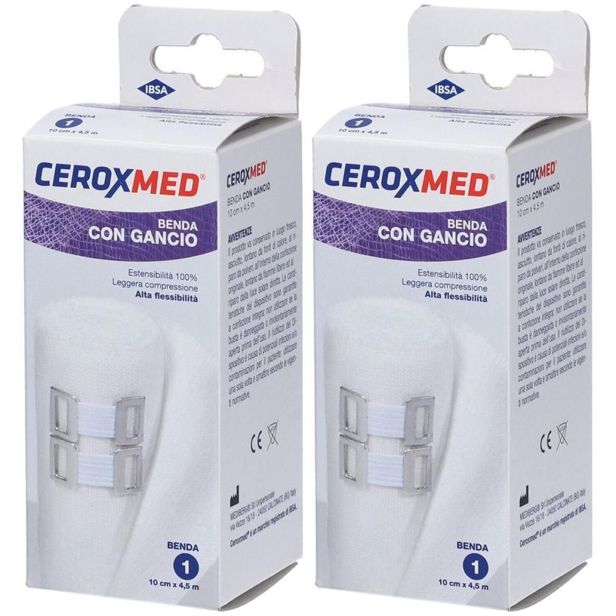 Cerca Prezzi di Ceroxmed benda elastica 10x450cm con gancio 2x1 st e acquista online