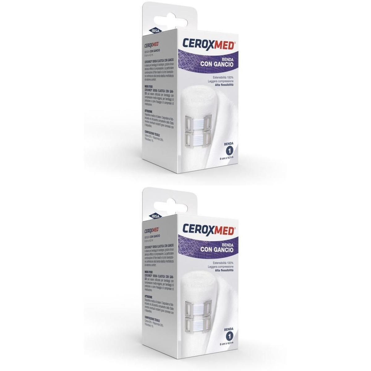 Cerca Prezzi di Ceroxmed benda elastica cm 8x4,5 + fermaben. 2x1 st e acquista online