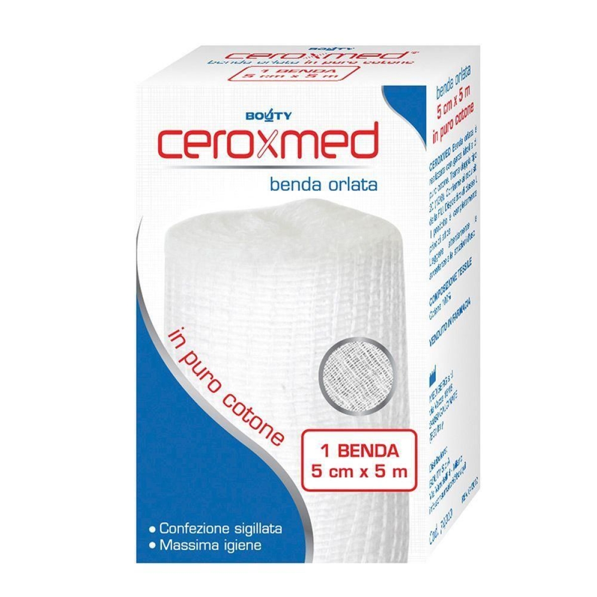 Cerca Prezzi di Ceroxmed benda orlata cm 5x5 4x1 st e acquista online