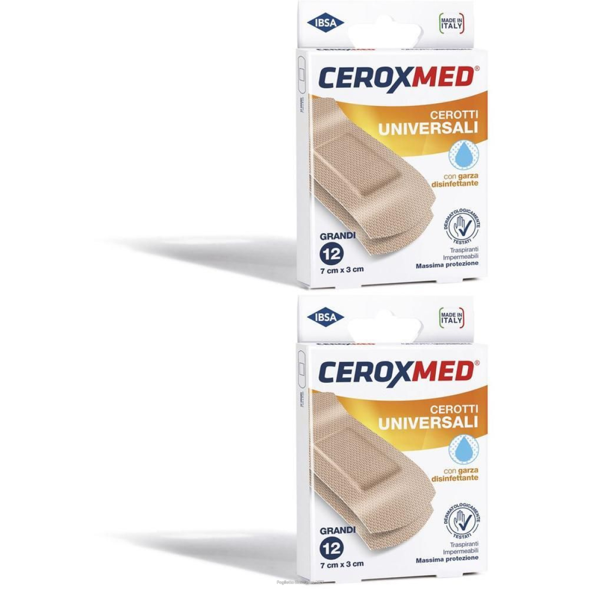 Cerca Prezzi di ceroxmed cerotti universali grandi 7cm x 3cm 2x12 st e acquista online