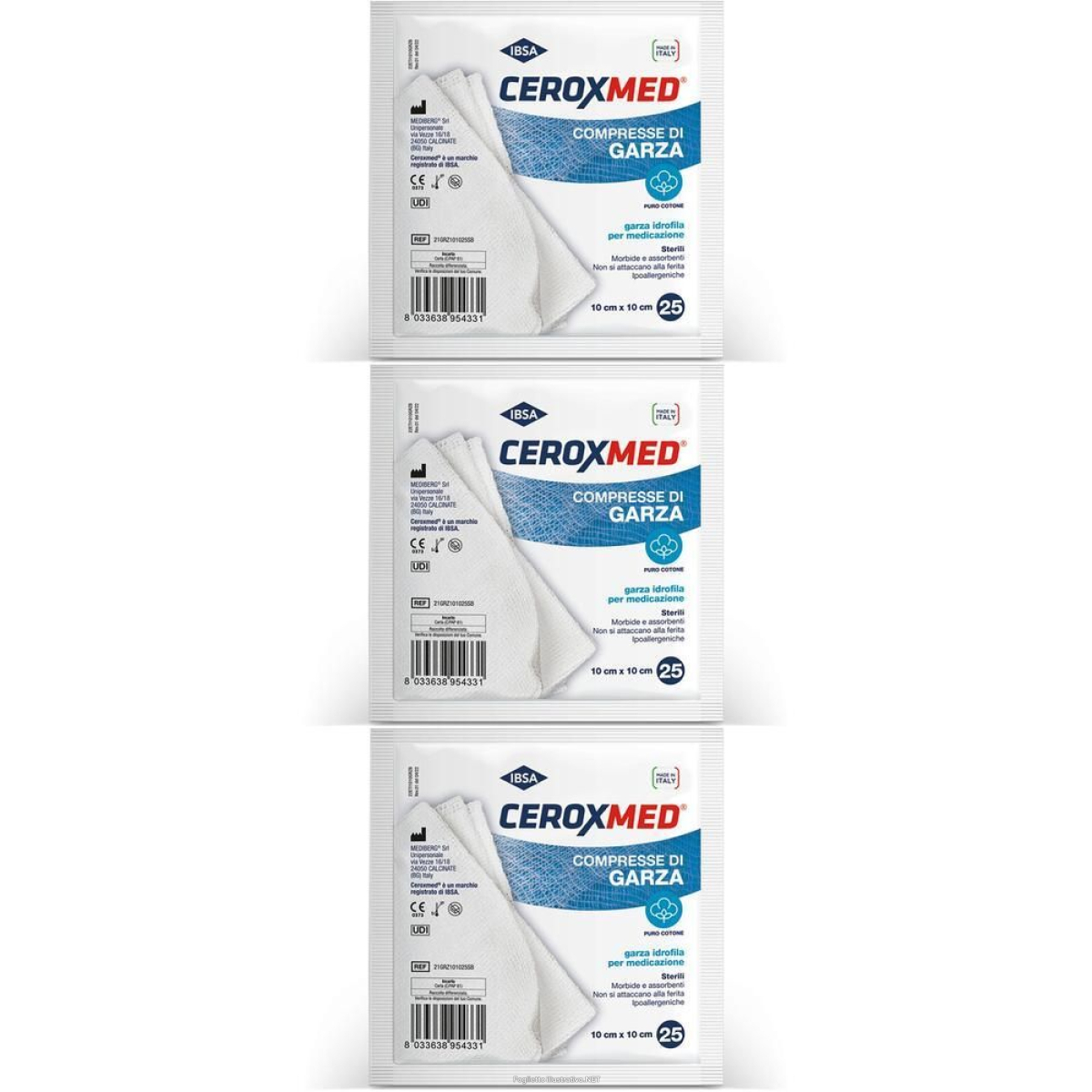 Cerca Prezzi di ceroxmed® compresse di garza cotone 10 x cm 3x25 pz e acquista online