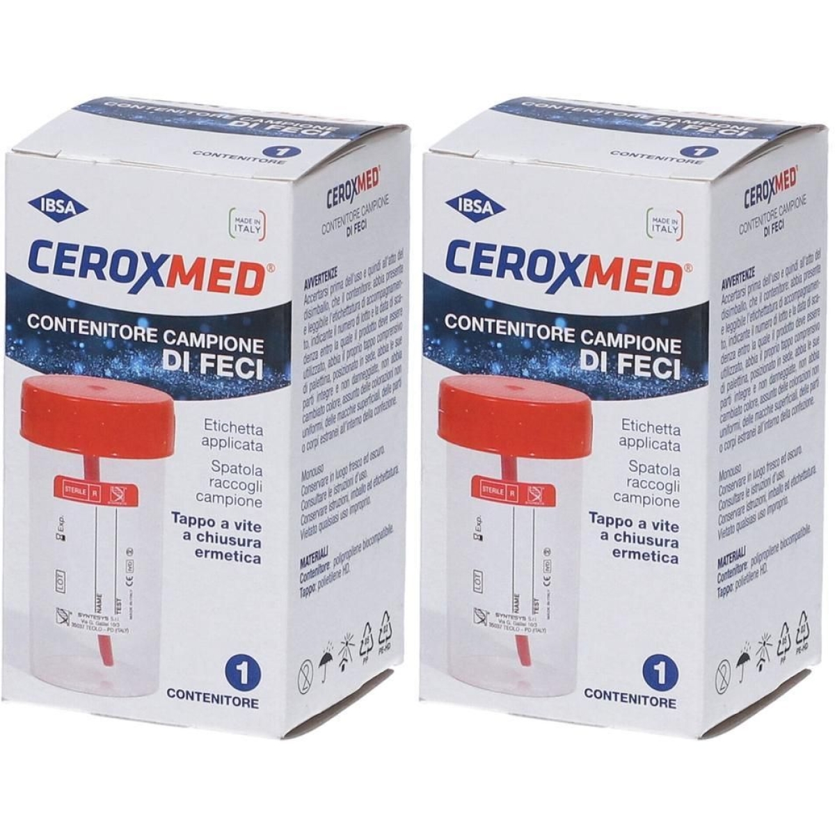 Cerca Prezzi di Ceroxmed contenitore per campione di feci 2x1 st e acquista online