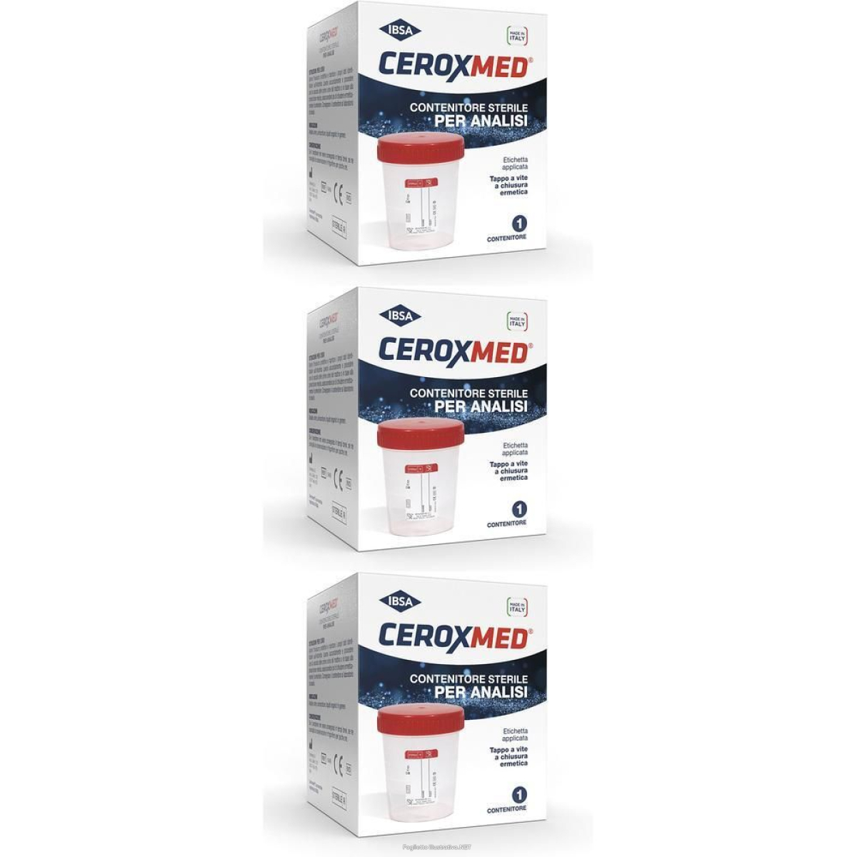 Cerca Prezzi di ceroxmed® contenitore sterile per analisi 3x1 st e acquista online