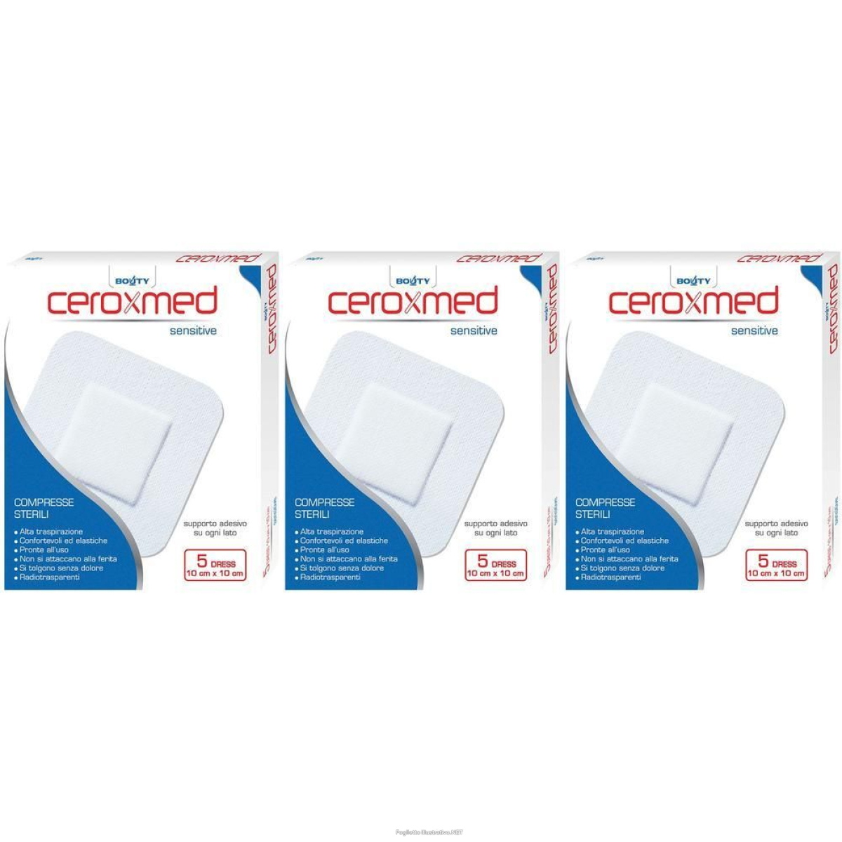 Cerca Prezzi di ceroxmed® dress sensitive 10 cm x 5 pz cerotto e acquista online