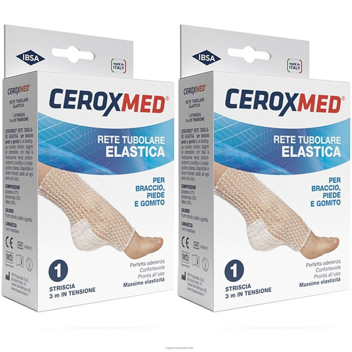 Cerca Prezzi di ceroxmed rete tubolare elastica braccio piede gomito 3m 1 st e acquista online