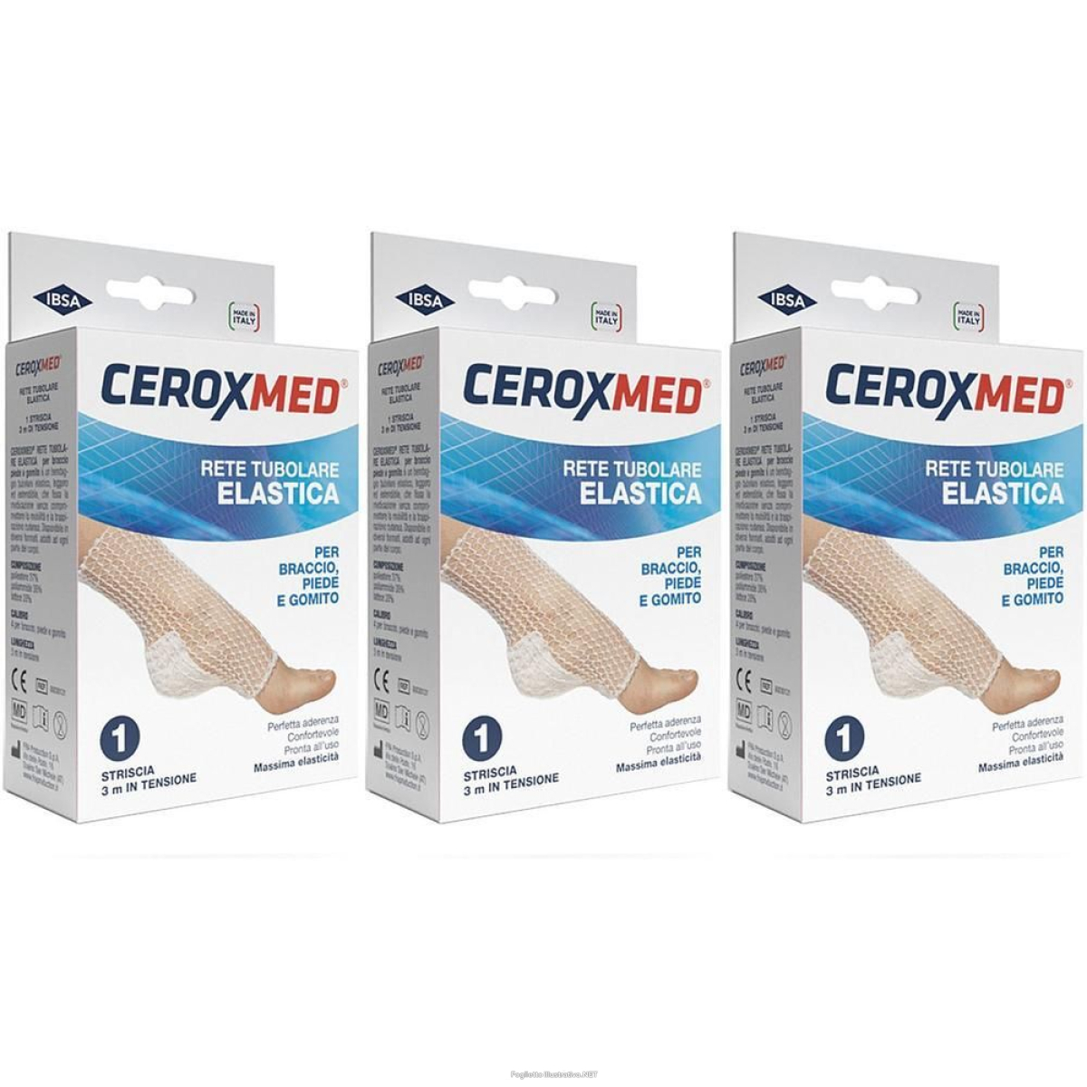 Cerca Prezzi di ceroxmed rete tubolare elastica braccio piede gomito 3m 1 st e acquista online