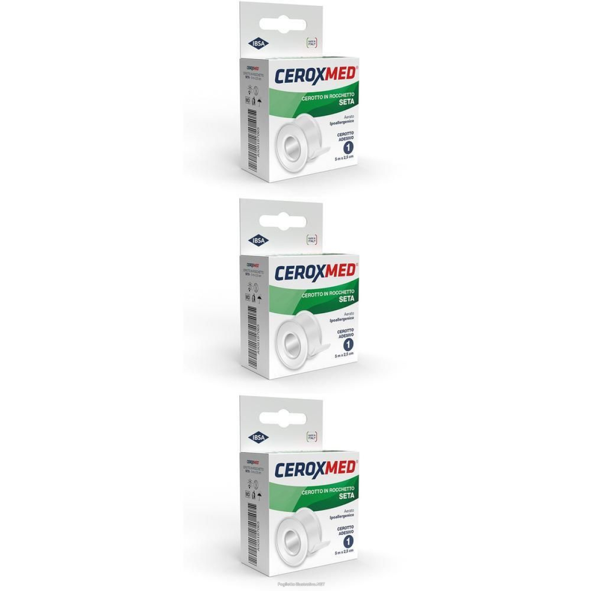 Cerca Prezzi di ceroxmed seta rocchetto seta mt.5x cm 2,50 3x1 st e acquista online