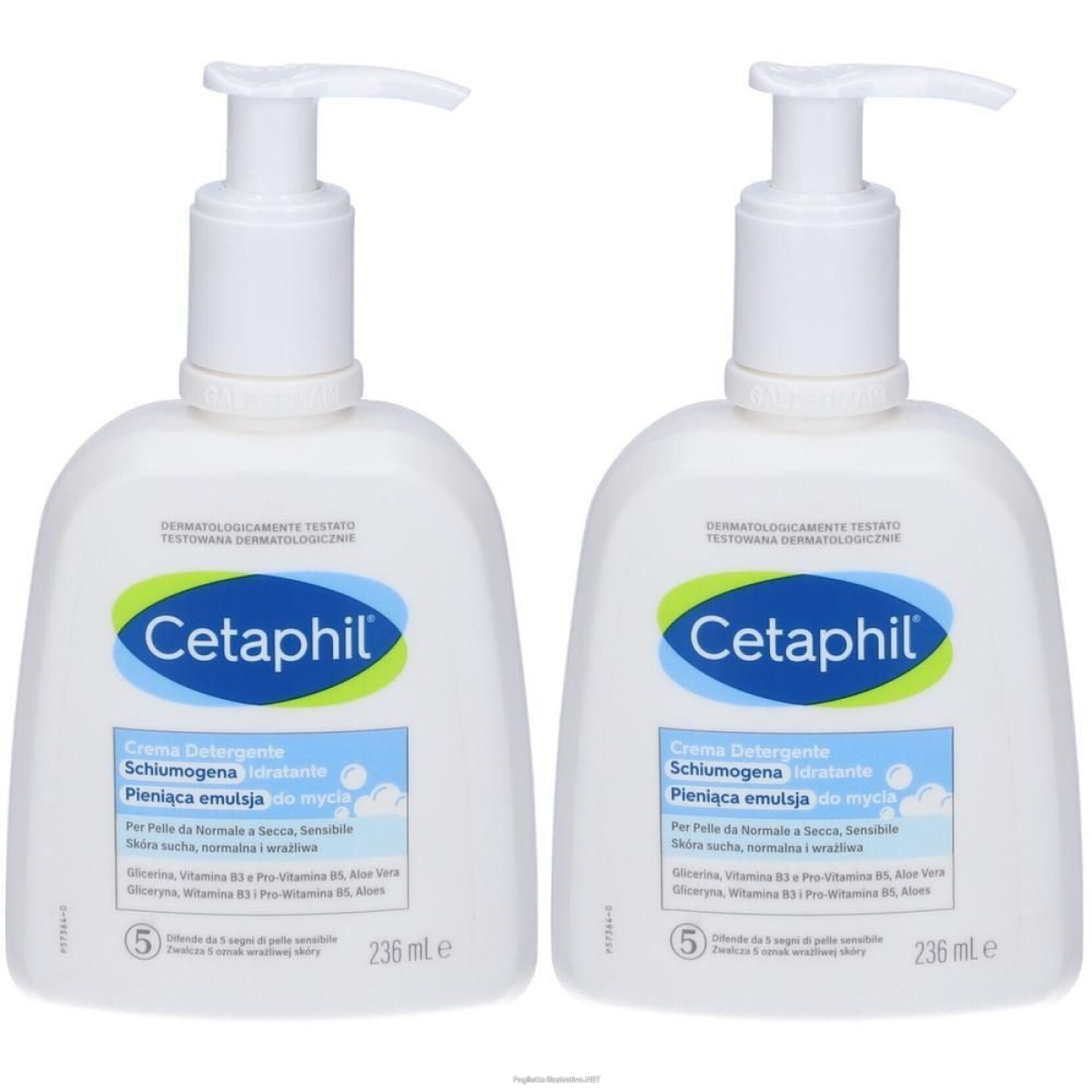 Cerca Prezzi di cetaphil crema detergente schiumogena idratante 236 ml 2x236 ml e acquista online