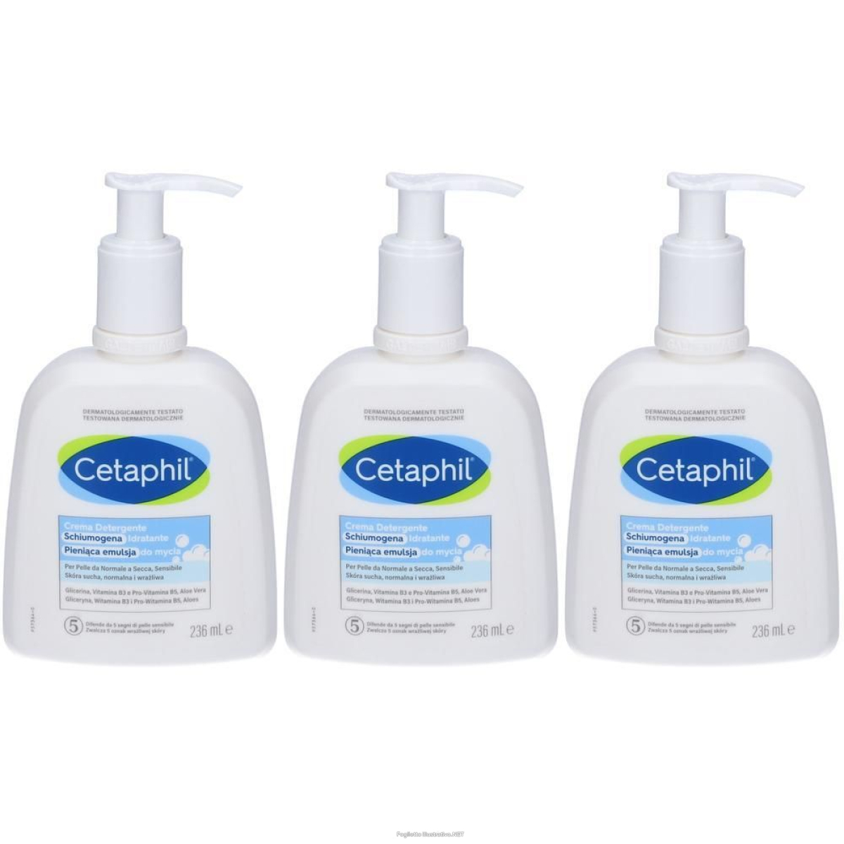 Cerca Prezzi di cetaphil crema detergente schiumogena idratante 236 ml 3x236 ml e acquista online