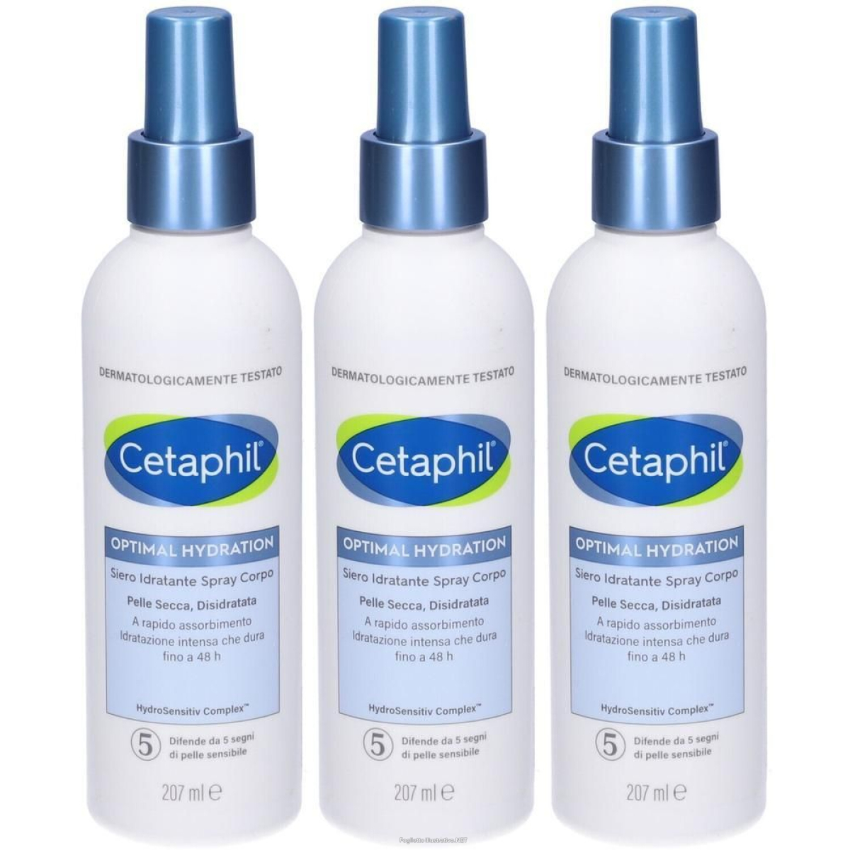 Cerca Prezzi di cetaphil optimal hydration siero idratante spray corpo 3x207 ml e acquista online