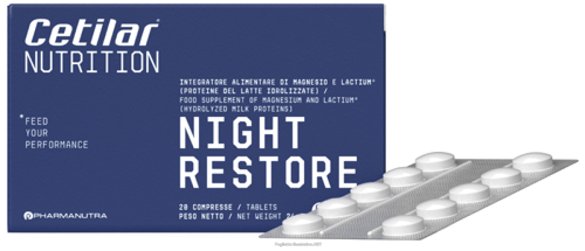 Cerca Prezzi di cetilar nutrition night restore 20 compresse integratore con magnesio e lactium per rilassamento e sonno e acquista online