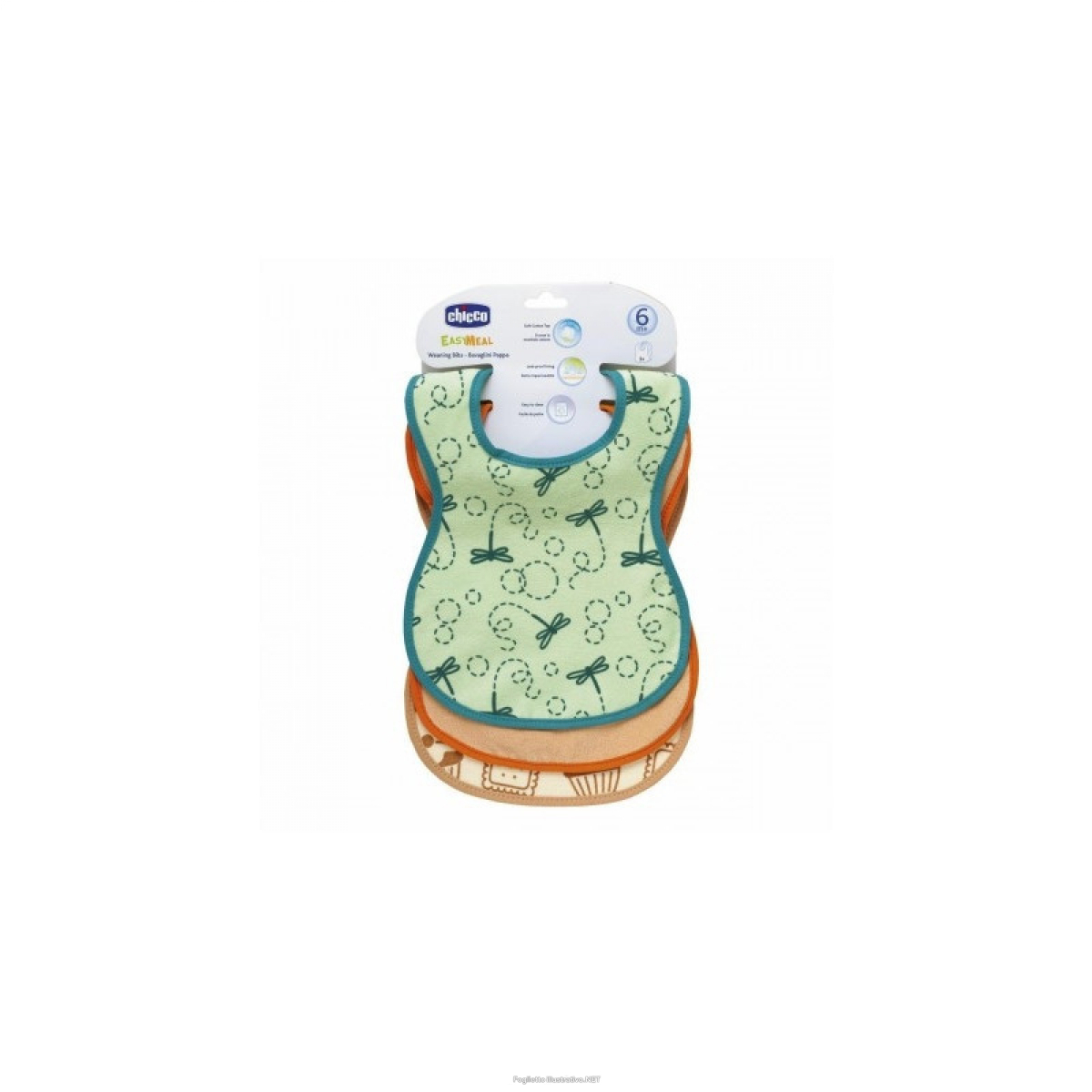 Cerca Prezzi di chicco bavagl pap 6m+ 3 pezzi azz/ve e acquista online