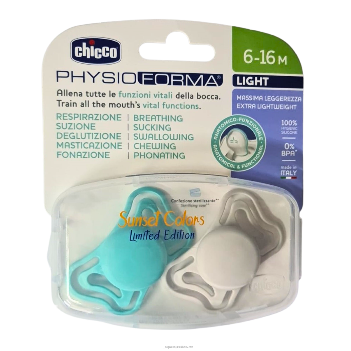 Cerca Prezzi di chicco gomm.ph.sil.light 6-16m 2 pezzi e acquista online