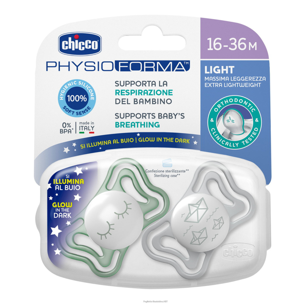 Cerca Prezzi di chicco succh.light lum.sil.16-36m e acquista online