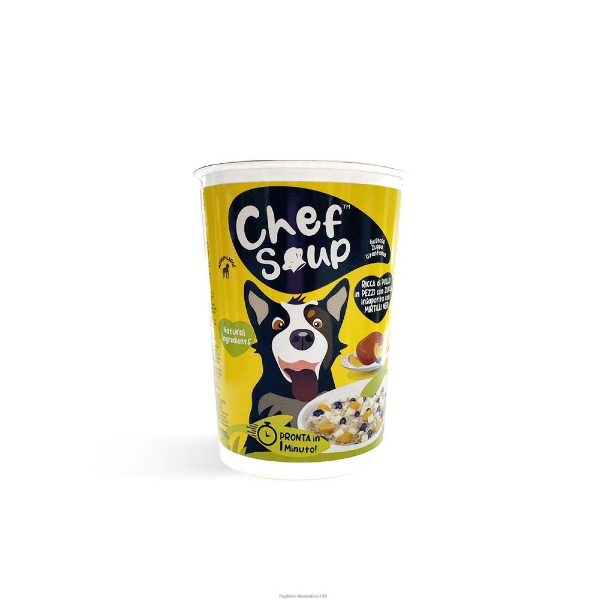 Cerca Prezzi di chef soup con pollo in pezzi zucca e mirtilli 50 g mangime e acquista online