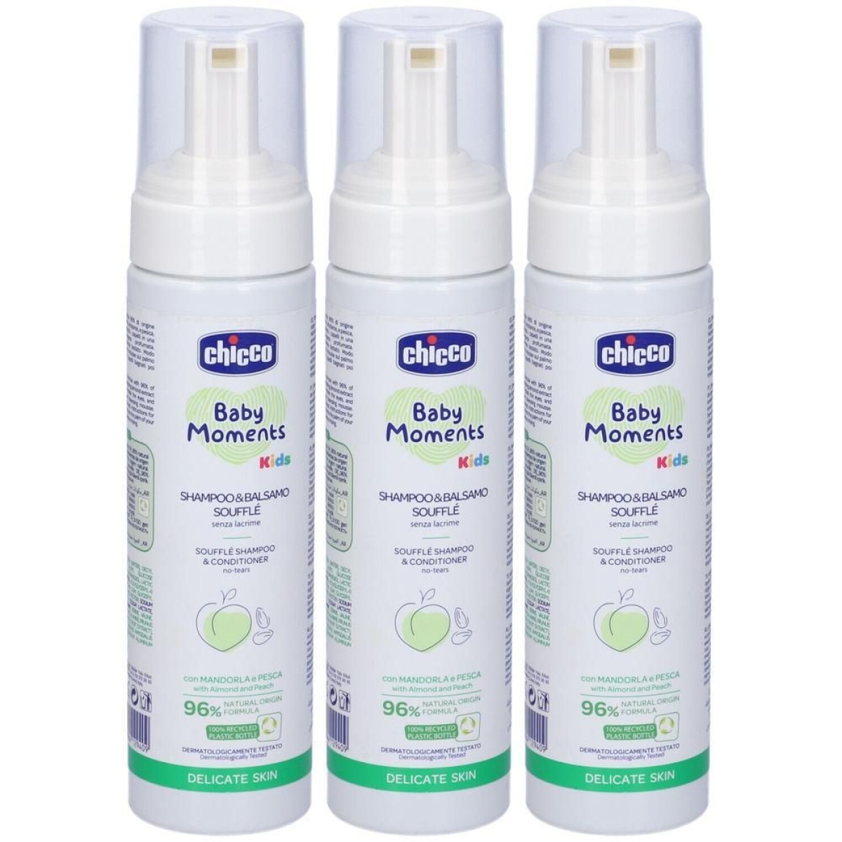 Cerca Prezzi di Chicco baby moments shampoo balsamo kids 150 ml 3x150 ml e acquista online